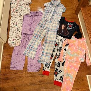 5 sets Colorful Kids Pajama Collection size 7